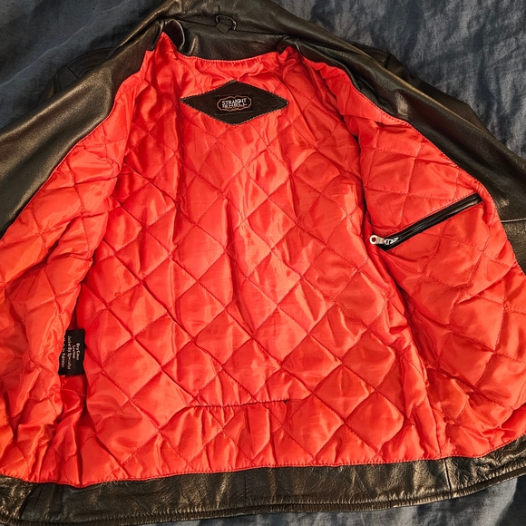 Straight To Hell: Comando Classic Black Leather Biker Jacket - Picture 2 of 7